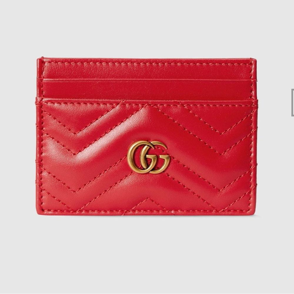 GG MARMONT MATELASSÉ CARD CASE